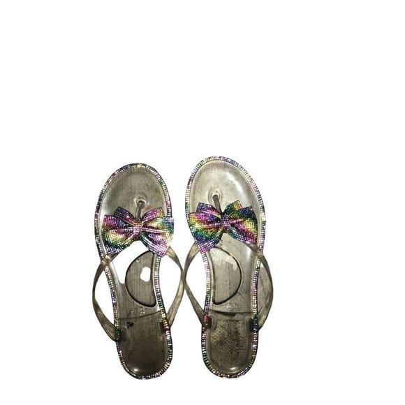 WOMENS‎ Clear Flip Flops Size 9 - Picture 5 of 7